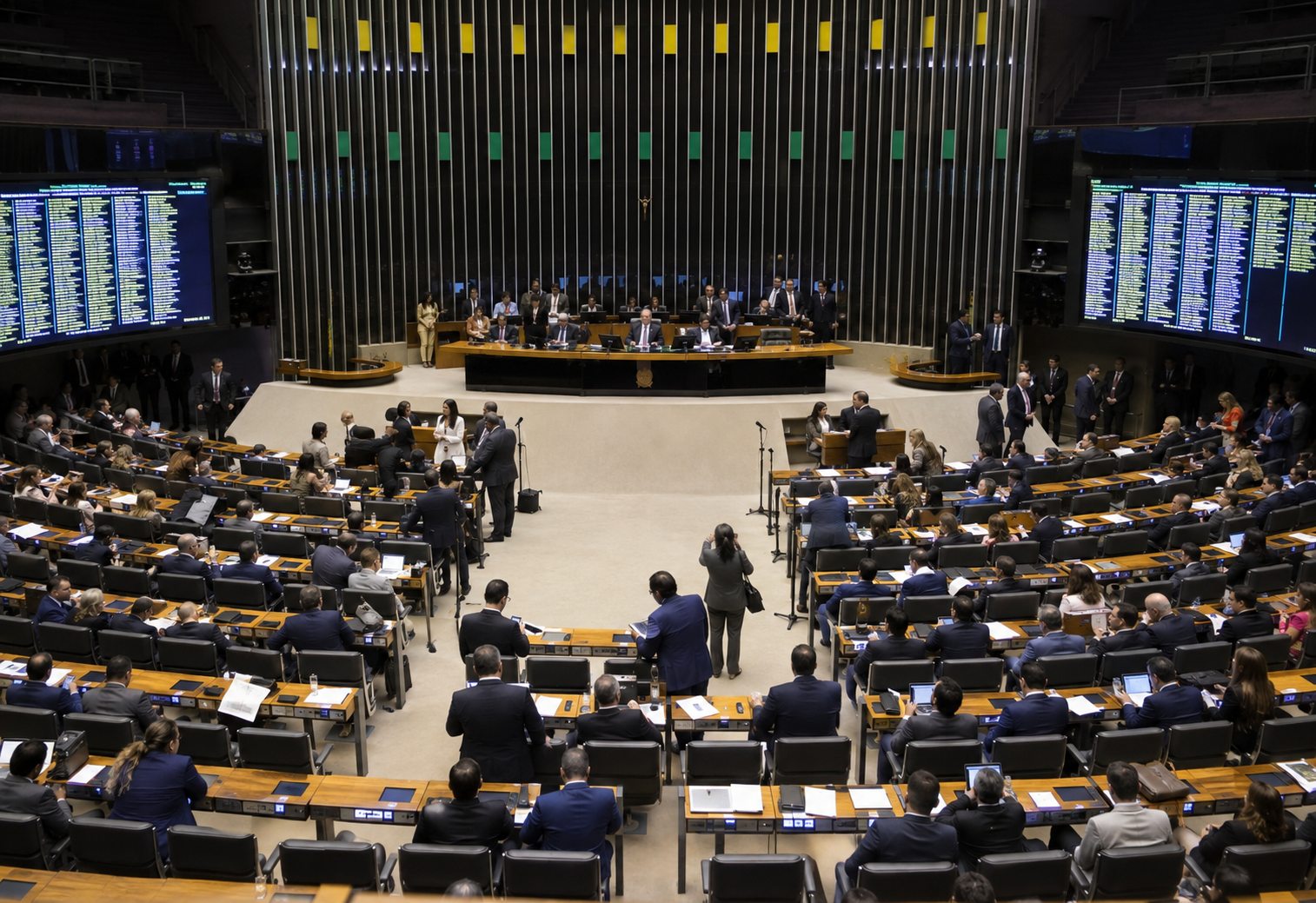 Sessão no plenário da Câmara dos Deputados
